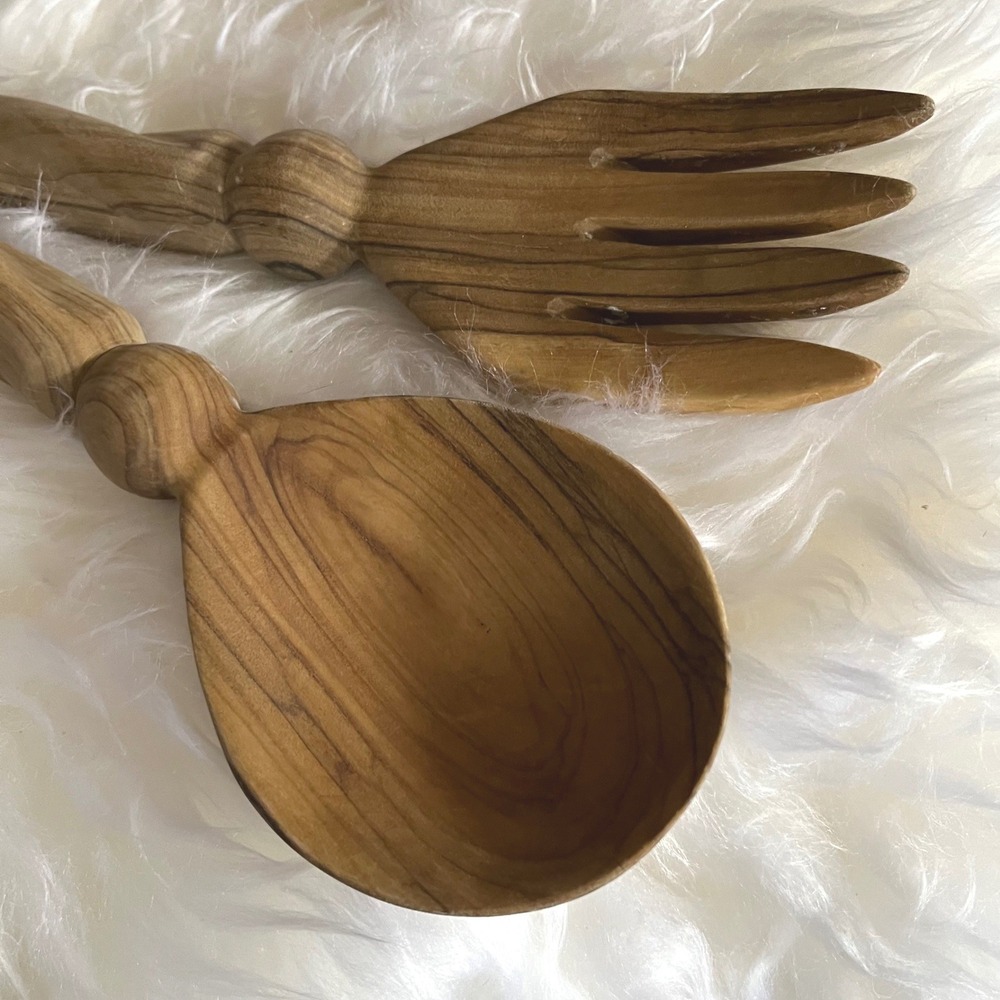 Hand Carved Olive Wood‎ Servers - Picture 3 of 4